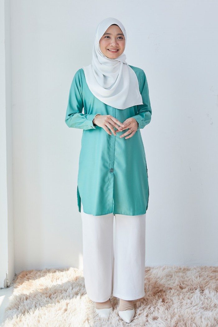 Aileen Blouse - Teal Green